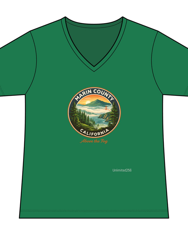 "Above the Fog" Women's Fan Favorite V-Neck Tee