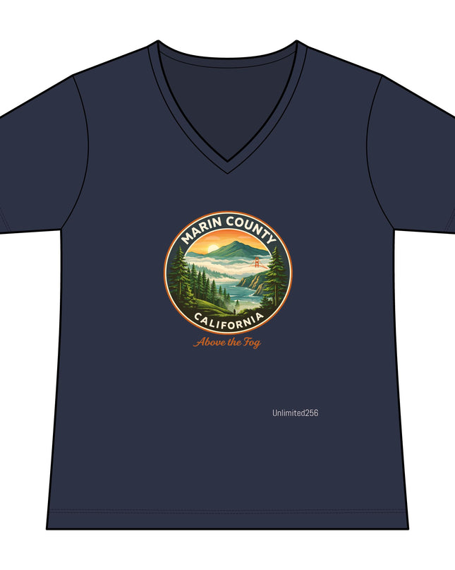 "Above the Fog" Women's Fan Favorite V-Neck Tee