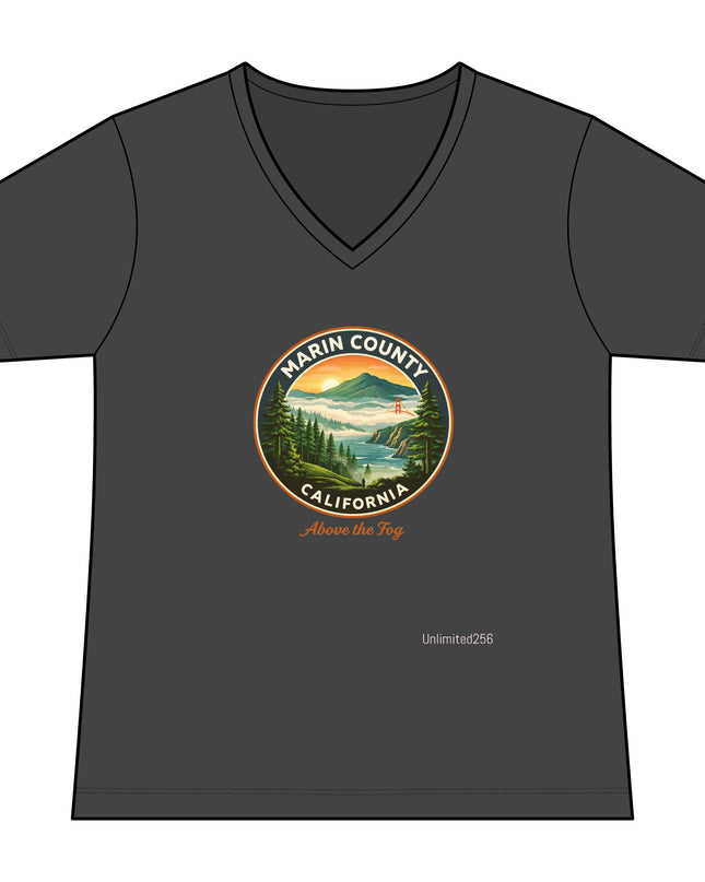 "Above the Fog" Women's Fan Favorite V-Neck Tee