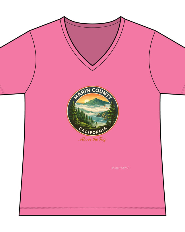 "Above the Fog" Women's Fan Favorite V-Neck Tee