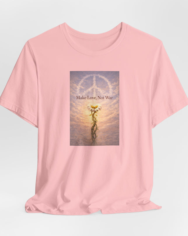 "Make Love Not War" Unisex Jersey Short Sleeve Tee