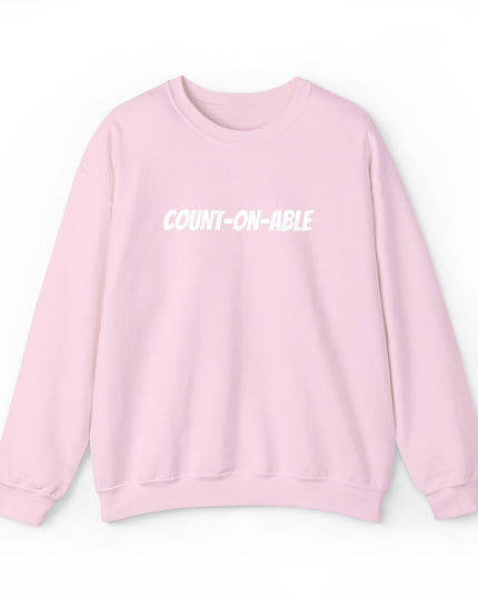 "Count-on-able" Unisex Embroidered Sweatshirt