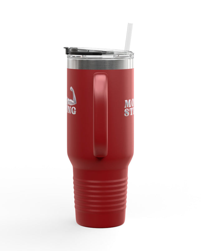 "Mom Strong" Insulated Travel Mug, 40oz