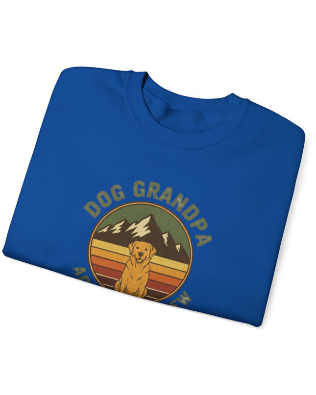 "Dog Grandpa Adventure Crew" Unisex Adult Sweatshirt