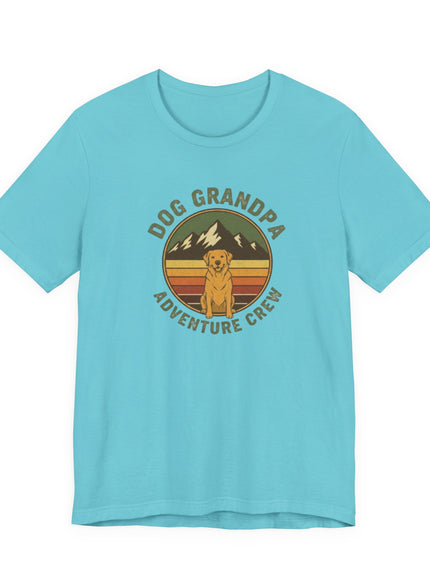 "Dog Grandpa Adventure Crew" Unisex Jersey Short Sleeve Tee