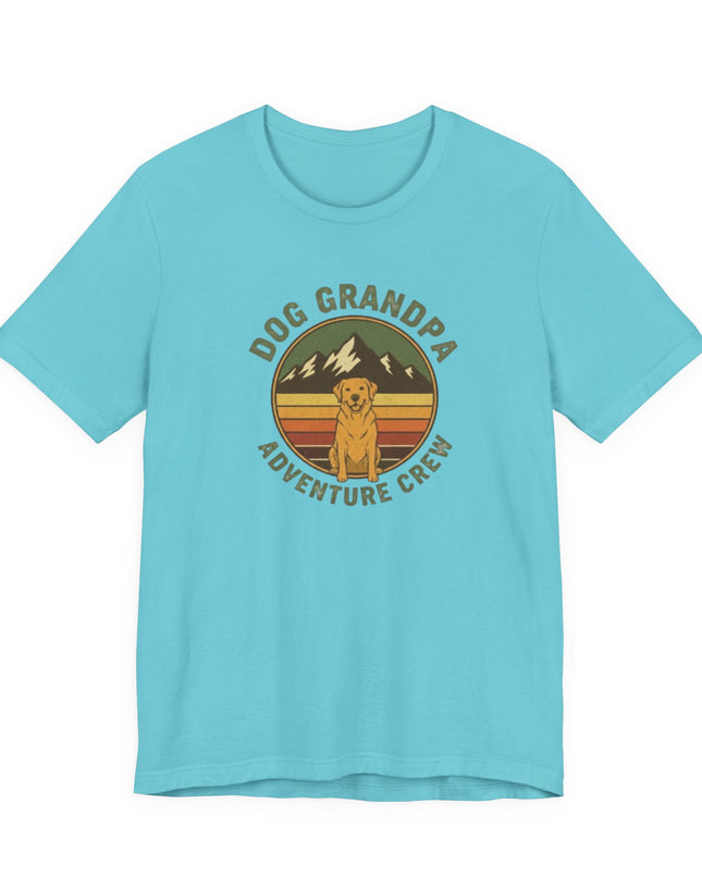 "Dog Grandpa Adventure Crew" Unisex Jersey Short Sleeve Tee