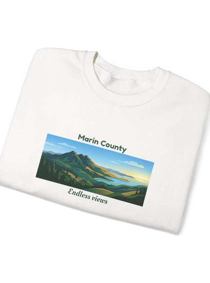 "Marin County - Endless Views" Unisex Heavy Blend Crewneck Sweatshirt