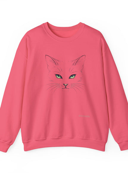 "Cat Face Sketch" Unisex Adult Sweatshirt