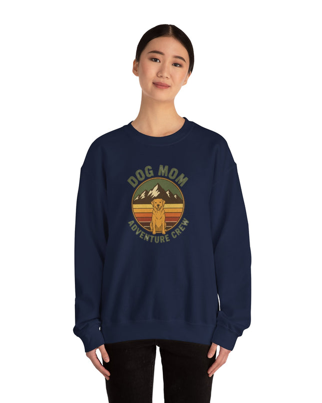 "Dog Mom Adventure Crew" Unisex Adult Sweatshirt