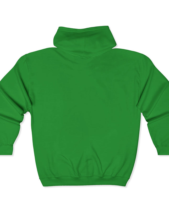 "Mom Strong (White embroidery)" Unisex Heavy Blend Full Zip Hooded Sweatshirt