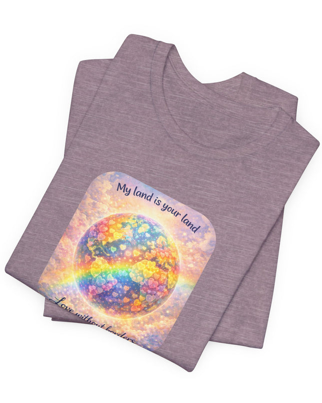 "My Land is Your Land" Unisex Jersey Short Sleeve Tee