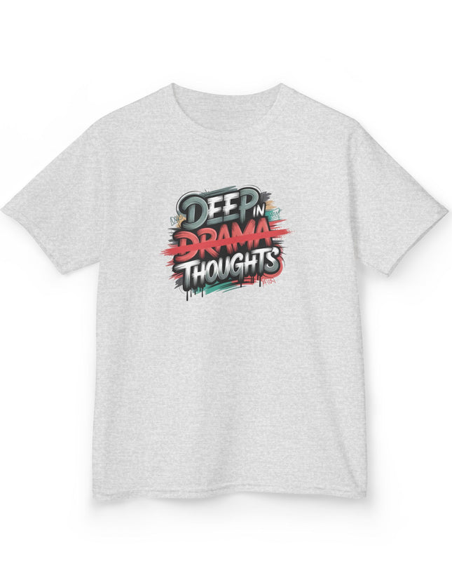 "Deep in Drama Thoughts" Kids Heavy Cotton Tee
