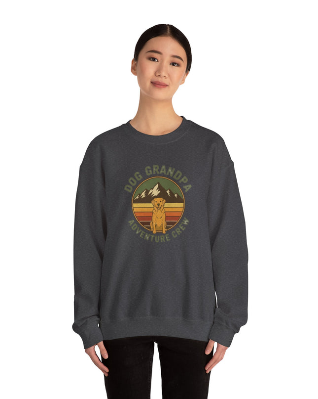 "Dog Grandpa Adventure Crew" Unisex Adult Sweatshirt