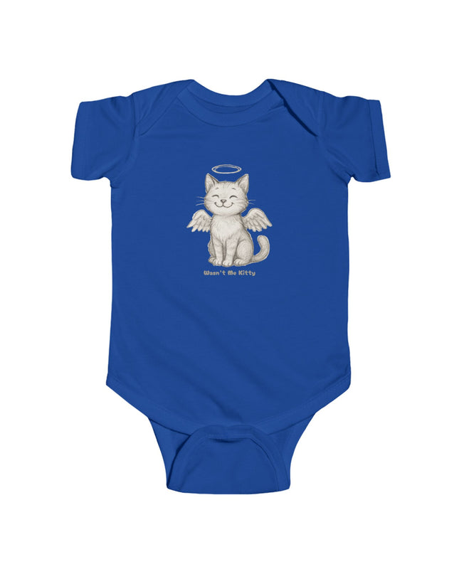 "Wasn't Me Kitty" Infant Fine Jersey Bodysuit