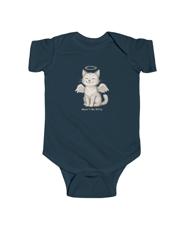 "Wasn't Me Kitty" Infant Fine Jersey Bodysuit