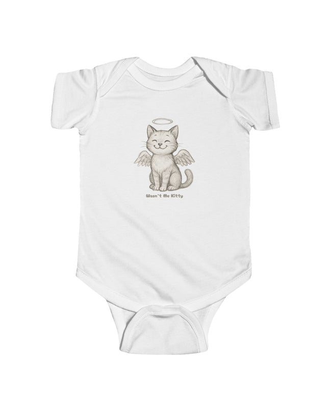 "Wasn't Me Kitty" Infant Fine Jersey Bodysuit