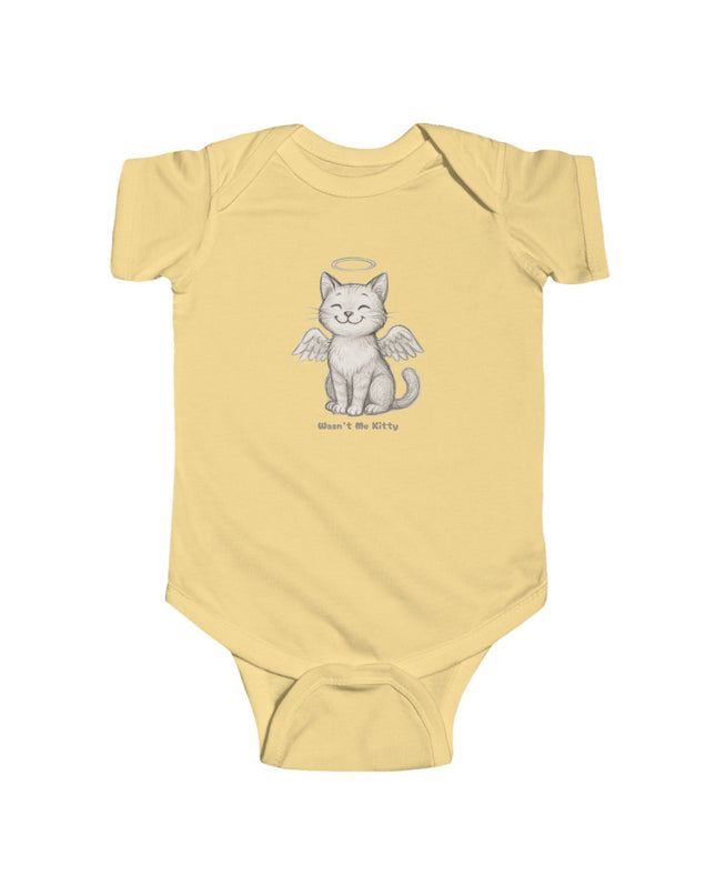 "Wasn't Me Kitty" Infant Fine Jersey Bodysuit