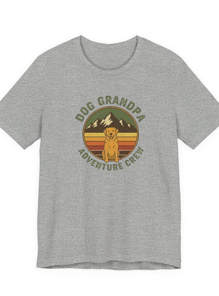 "Dog Grandpa Adventure Crew" Unisex Jersey Short Sleeve Tee