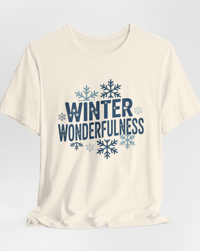 "Winter Wonderfulness" Unisex Jersey Short Sleeve Tee