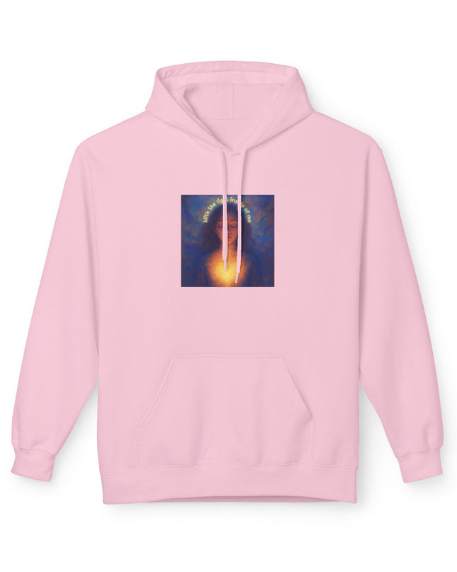 "With the Light Inside of Me" Unisex Midweight Softstyle Fleece Hoodie