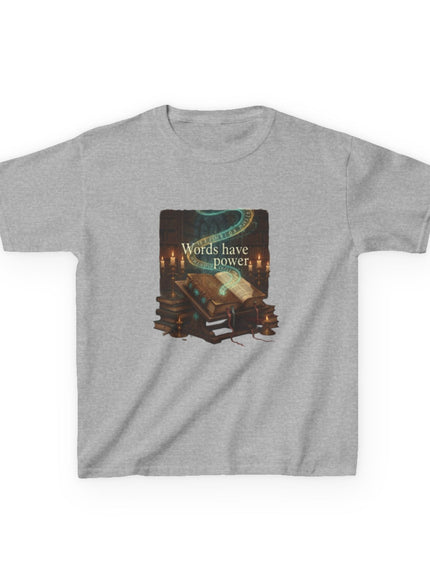 "Words Have Power" Kids Heavy Cotton Tee