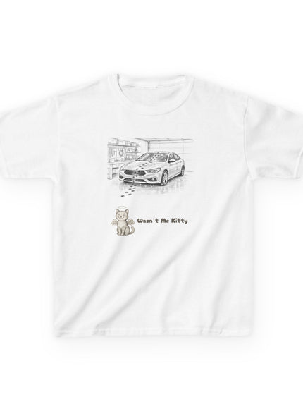 "Wasn't Me Kitty –Garage" Kids Heavy Cotton Tee