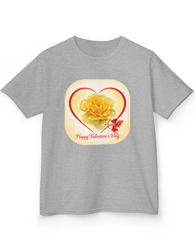"Happy Valentine's Day" Kids Heavy Cotton Tee