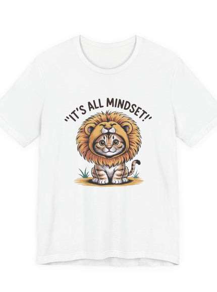 "Mindset Lion" Unisex Jersey Short Sleeve Tee
