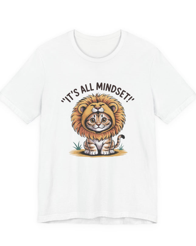 "Mindset Lion" Unisex Jersey Short Sleeve Tee