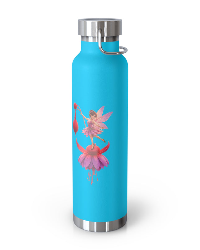 "Fuchsia Fairy" Copper Vacuum Insulated Bottle, 22oz
