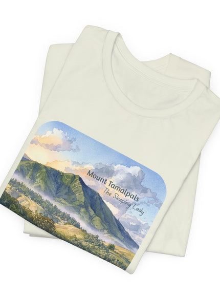 "Mount Tamalpais, the Sleeping Lady" Unisex Jersey Short Sleeve Tee