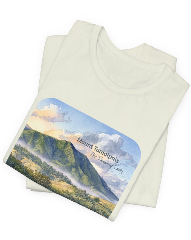 "Mount Tamalpais, the Sleeping Lady" Unisex Jersey Short Sleeve Tee