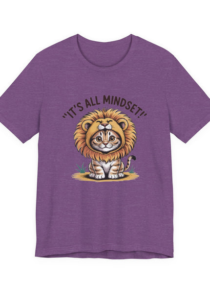 "Mindset Lion" Unisex Jersey Short Sleeve Tee