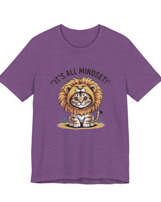 "Mindset Lion" Unisex Jersey Short Sleeve Tee