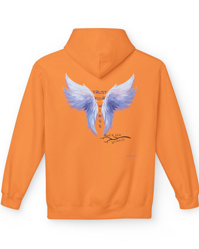 "Trust your Wings, Not the Branch" Unisex Midweight Softstyle Fleece Hoodie