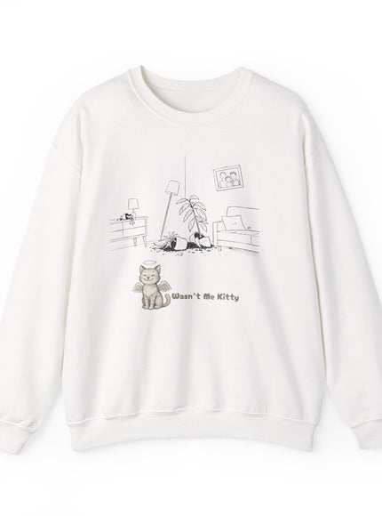 "Wasn't Me Kitty - Living Room" Unisex Adult Sweatshirt