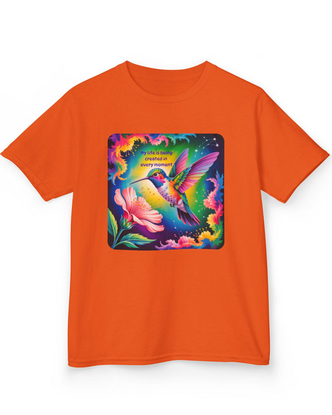"My Life is Being Created in Every Moment" Kids Heavy Cotton Tee