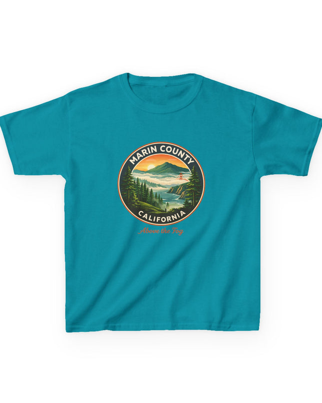 "Marin County, Above the Fog" Kids Heavy Cotton Tee