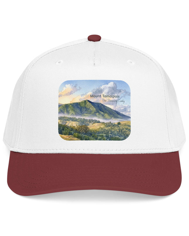 "Mount Tamalpais, the Sleeping Lady" Mid Profile Baseball Cap