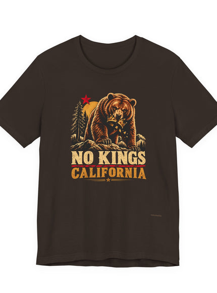 "No Kings California" Unisex Jersey Short Sleeve Tee
