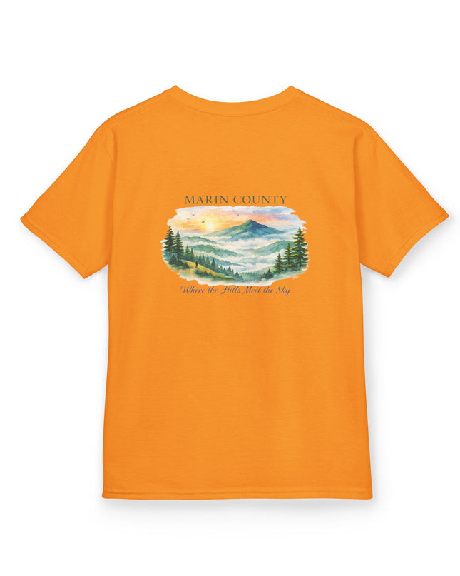 "Marin County, Where the Hills Meet the Sky" Kids Heavy Cotton Tee