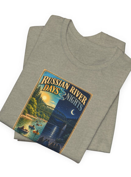 "Russian River Days, Russian River Nights" Unisex Jersey Short Sleeve Tee