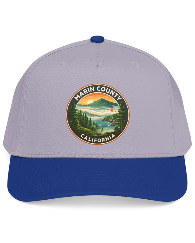 "Marin County, Above the Fog" Mid Profile Baseball Cap
