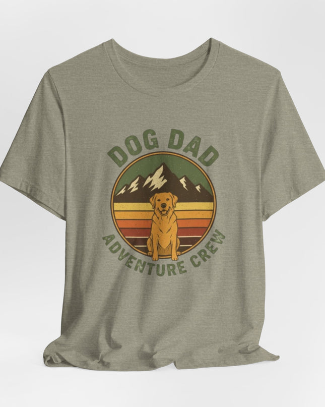"Dog Dad Adventure Crew" Unisex Jersey Short Sleeve Tee
