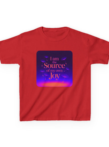 "I Am the Source of my Own Joy" Kids Heavy Cotton Tee