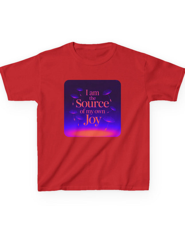 "I Am the Source of my Own Joy" Kids Heavy Cotton Tee