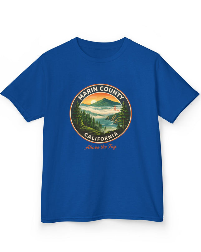 "Marin County, Above the Fog" Kids Heavy Cotton Tee
