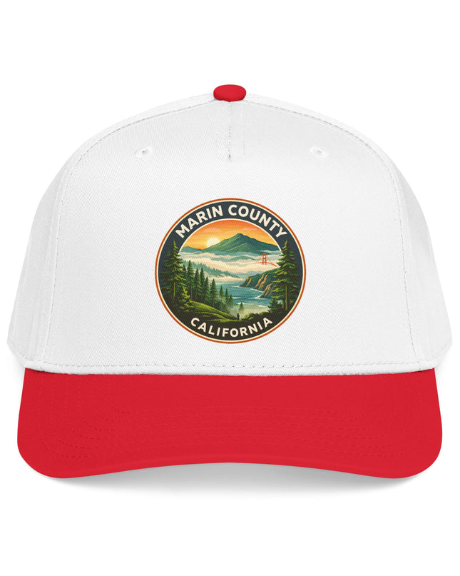 "Marin County, Above the Fog" Mid Profile Baseball Cap