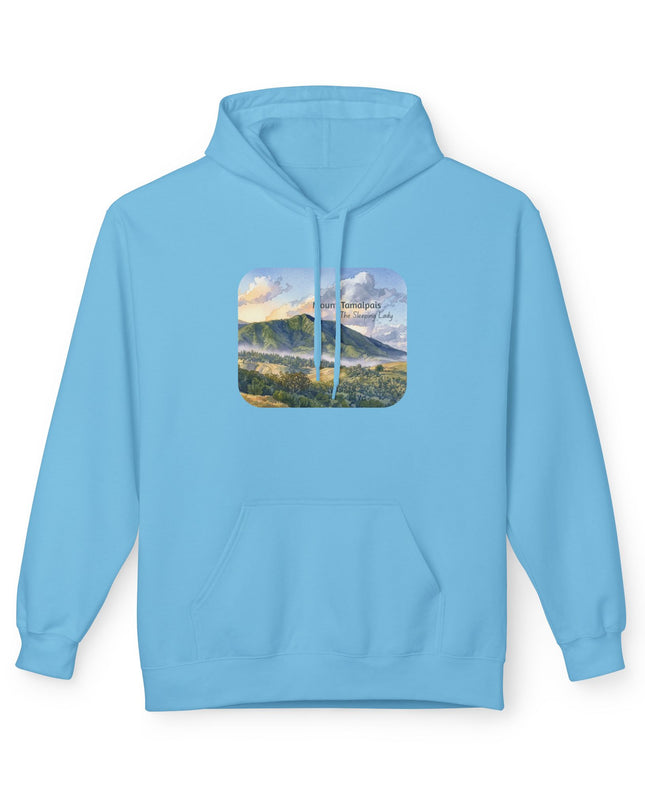 "Mount Tamalpais, the Sleeping Lady" Unisex Midweight Softstyle Fleece Hoodie