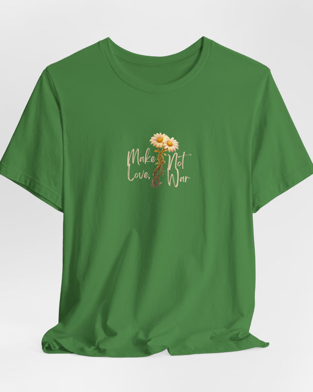 "Make Love, Not War" Unisex Jersey Short Sleeve Tee